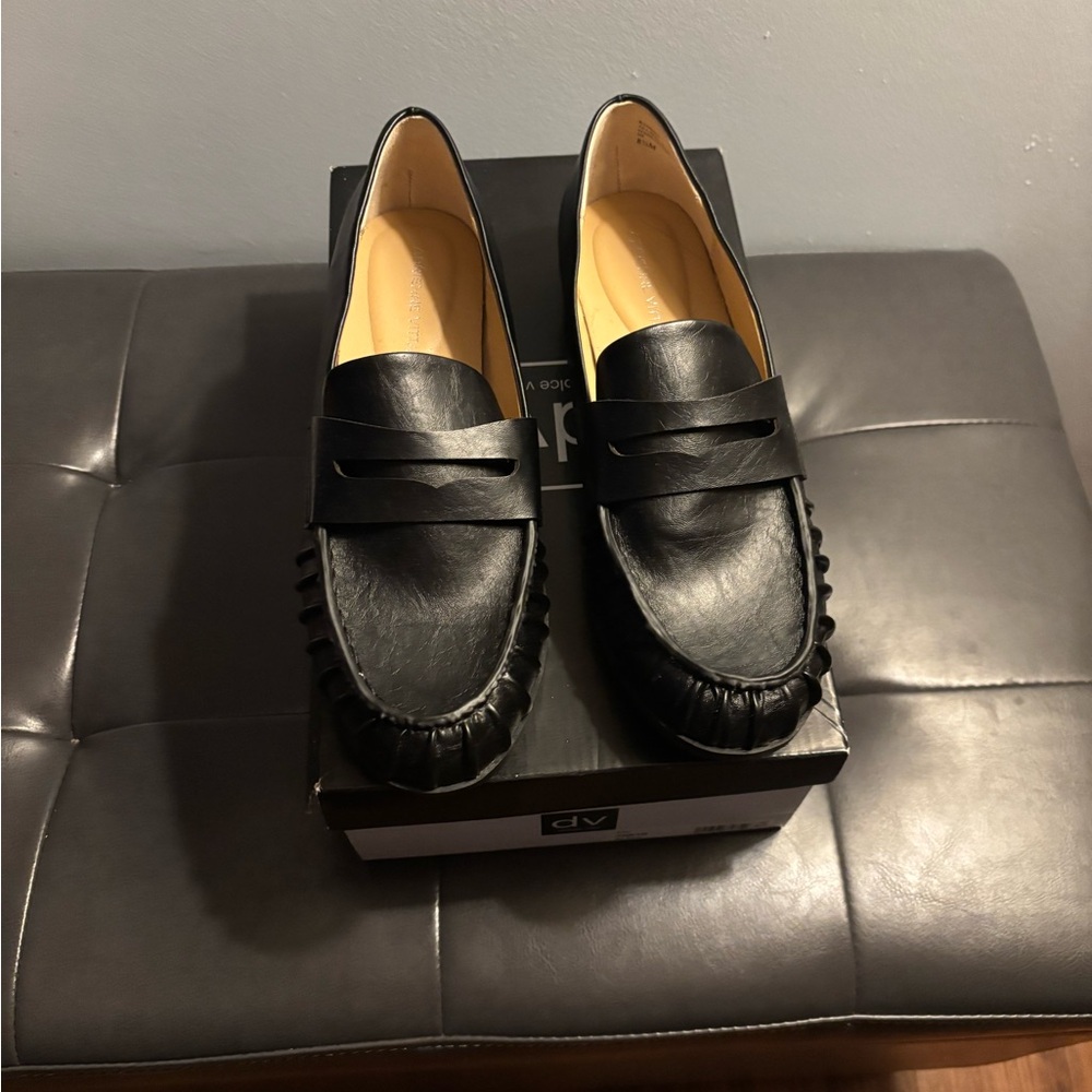 Dolce Vita Black Leather Flats